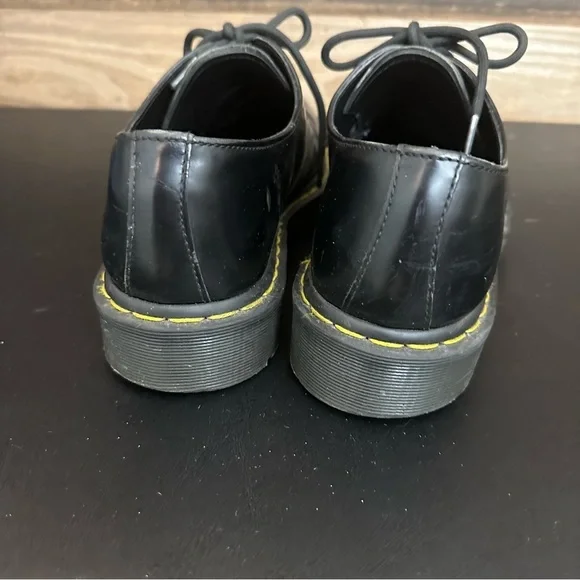 Dr.‎ Doc Martens 1461 Bex Black Leather Oxford Shoes US Men's 10 Chunky Combat - Picture 3 of 12